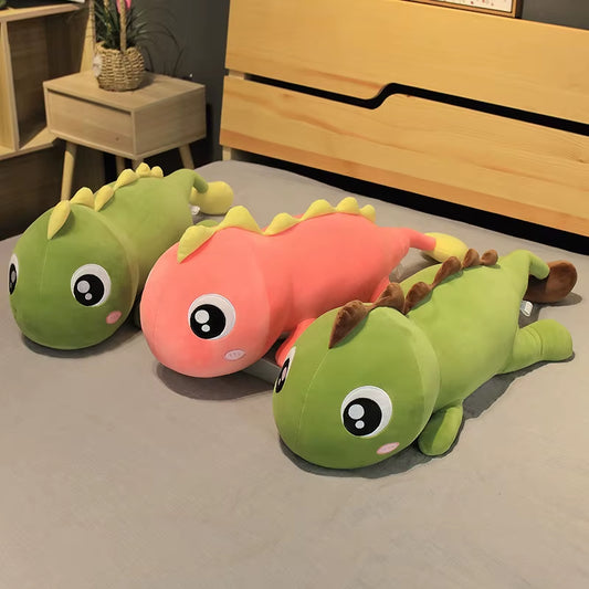 60Cm Giant Dinosaur Stuffed Plush Toys Doll Pillow Sleeping Kawaii Big Decoration Animal Doll Soft Pillow for Kids Birthday Gift