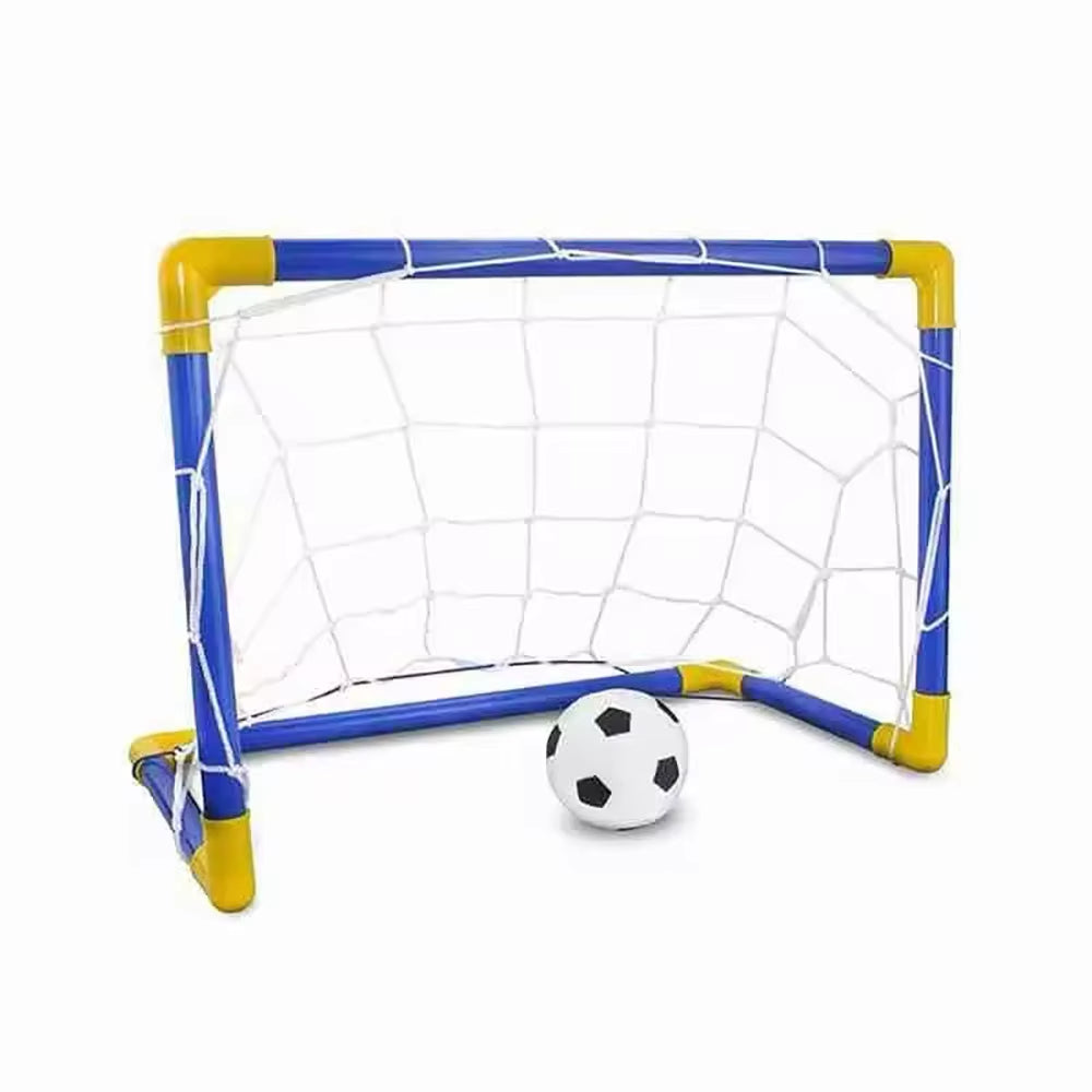 Indoor and Outdoor Mini Folding Soccer Plastic Rear Frame Kit Inflatable Sports Toys Suitable for Parent-Child Interaction