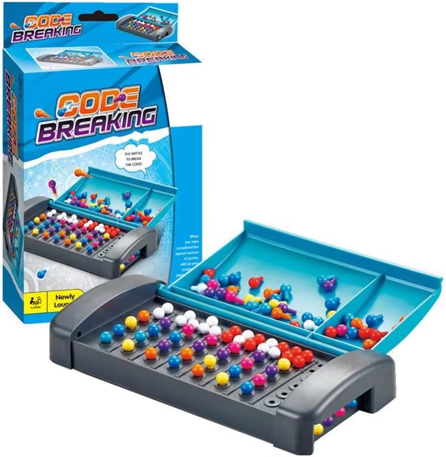 Code Breaker Board Game - Code Breaker Toys - Coder Vs Decoder Mind Master Strategy Game - Portable Pack Brain Games