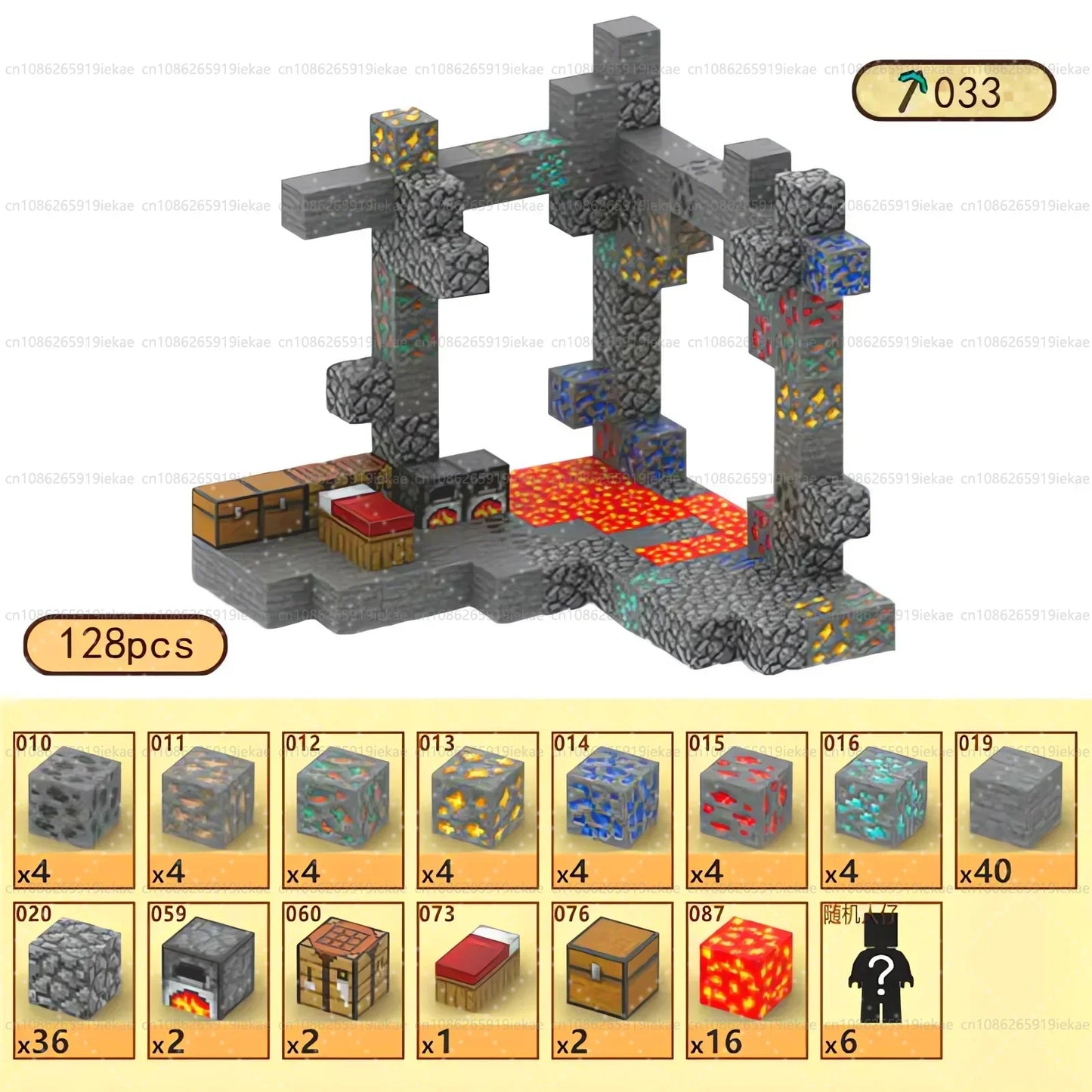 Magnetic Building Blocks Mine World Magnet Cube Set for Boy Girl Kid Age 3+ DIY Model Children Stem Montessori Sensory Toys Gift