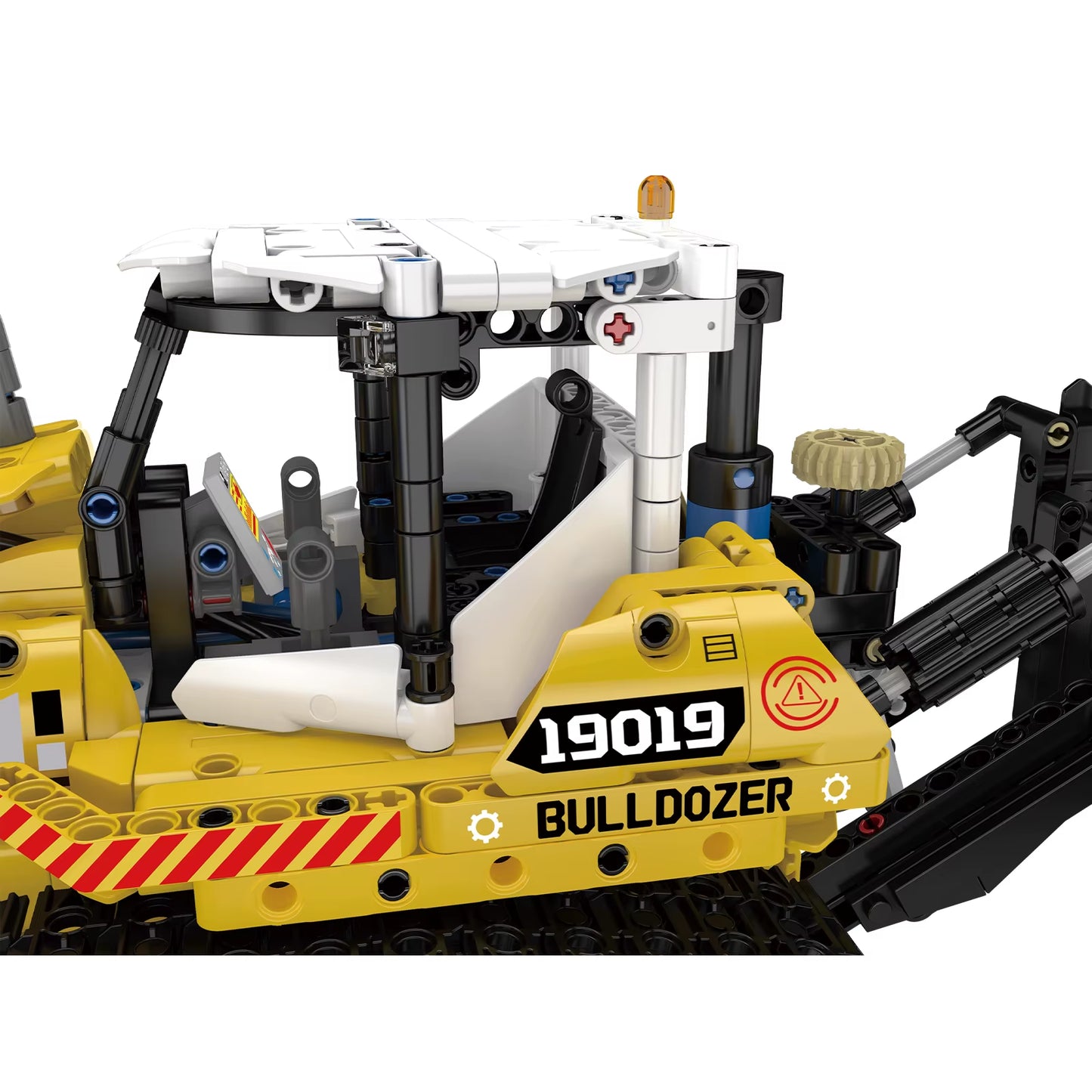 MOULD KING PR756 Pneumatic Bulldozer Building Blocks Set Engineering Vehicle Model MOC Technical Toy Kid Gifts 19019