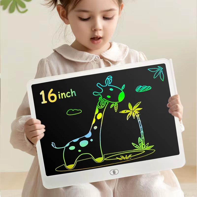 16/13/11 Inch LCD Writing Board Drawing Tablet Kids Writing Painting Children Educational Toys for 3 4 5 6 7 8 Years Girls Boys