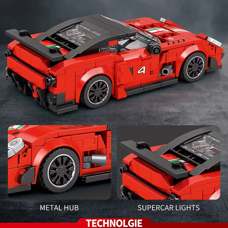 Model 676 Sports Technics Vehicles，Building Blocks Set,Collectible Racing Car Toy,Christmas, Birthday Gifts for Kids