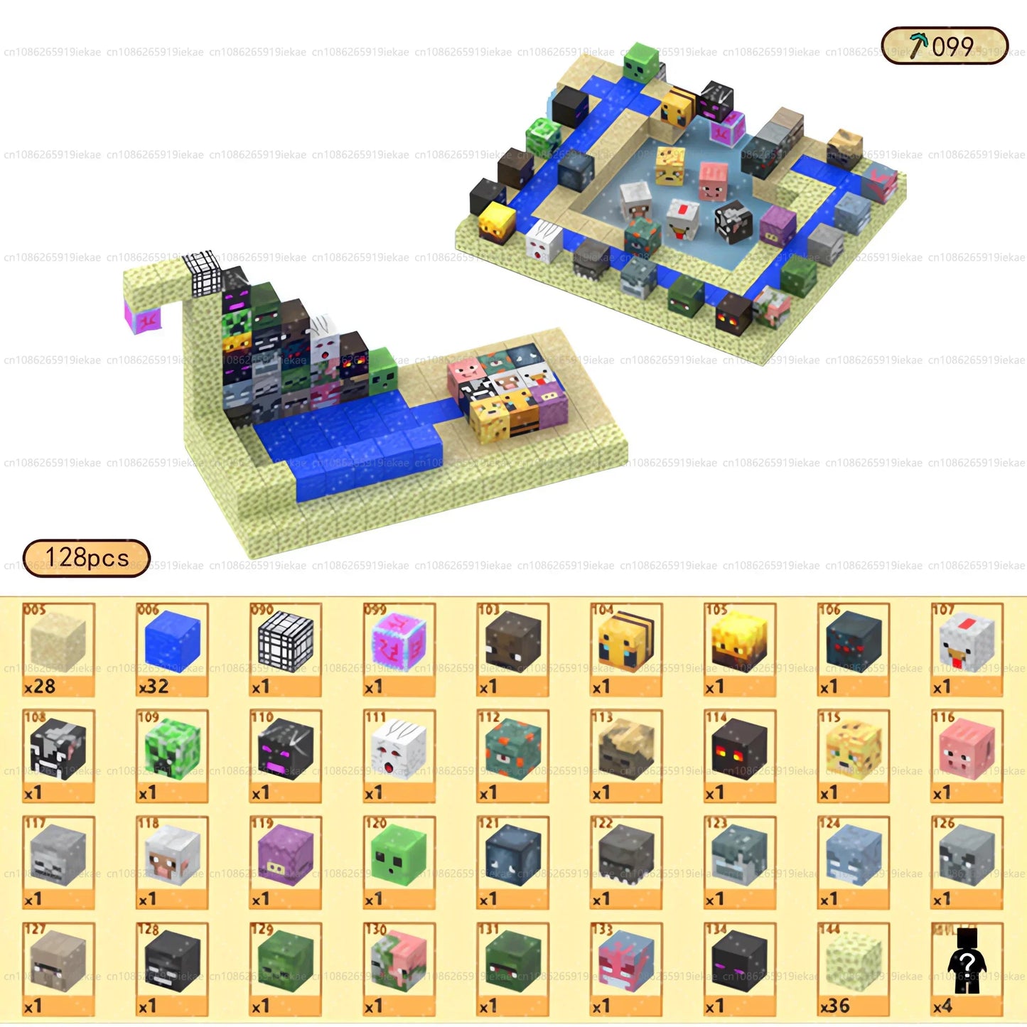 Magnetic Building Blocks Mine World Magnet Cube Set for Boy Girl Kid Age 3+ DIY Model Children Stem Montessori Sensory Toys Gift