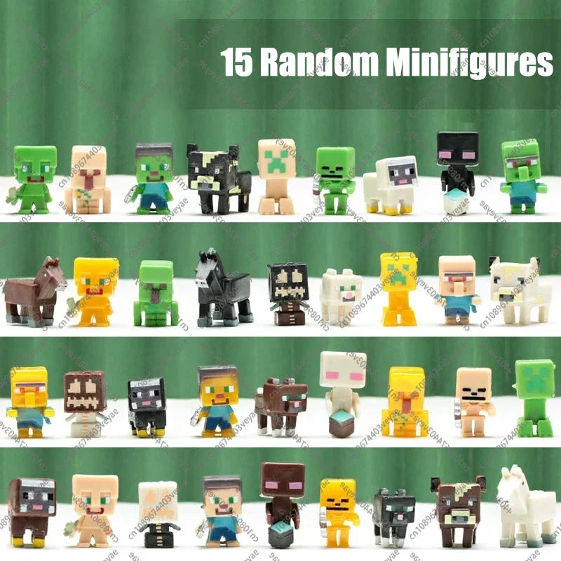 Magnetic Building Blocks Mine World Magnet Cube Set for Boy Girl Kid Age 3+ DIY Model Children Stem Montessori Sensory Toys Gift