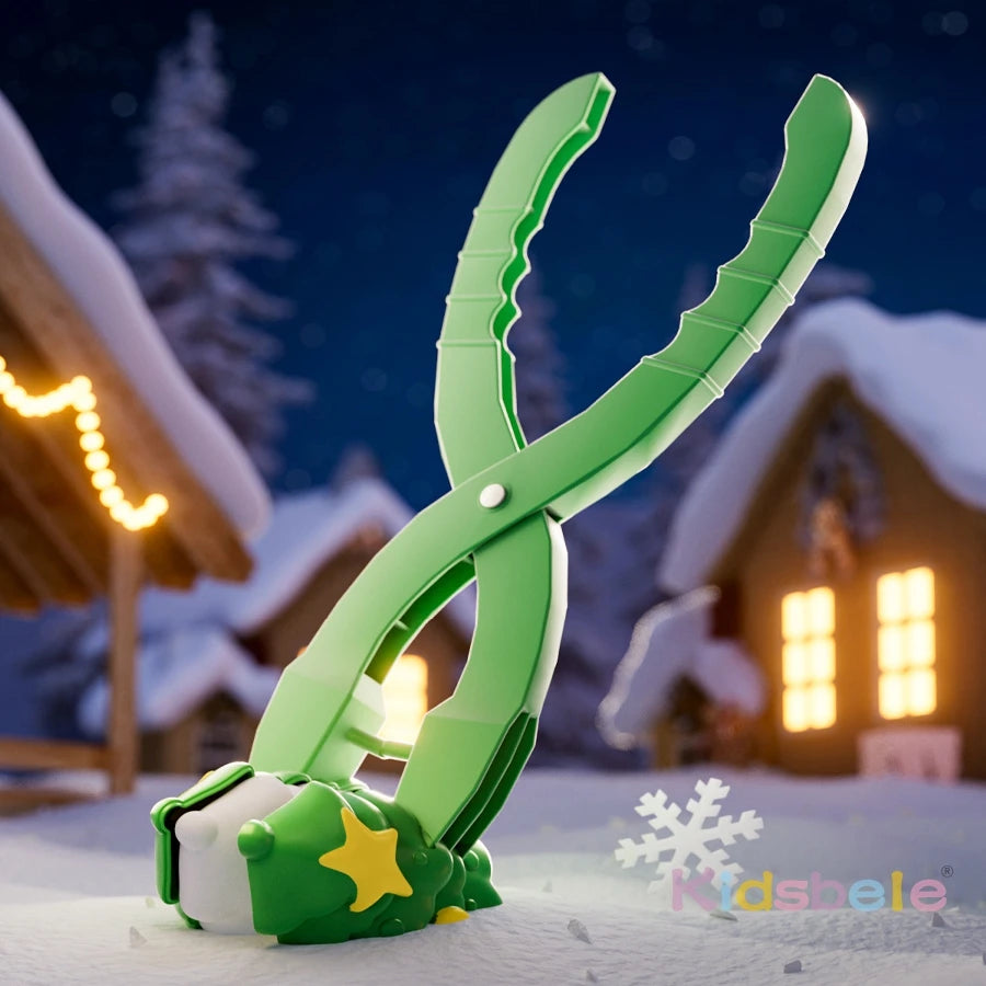 Santa Snow Mold Tongs for Kids – Christmas Snow Toy, Winter Outdoor Snow Building Tool, Santa Shape Maker for Holiday Fun
