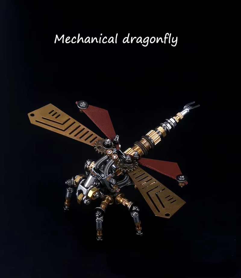 Mechanical Insect Iron Metal DIY Building Blocks 3D Three-Dimensional Assembly Model Puzzle Toys Birthday Gift for Kid Adult