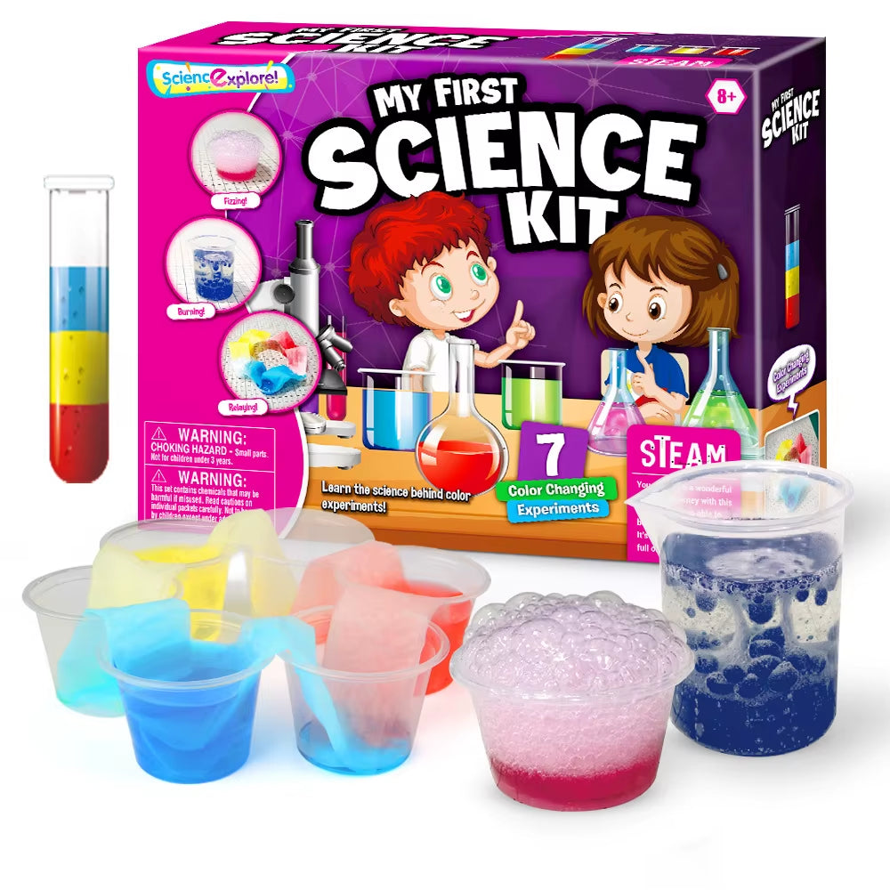 9 SET Science Experiment Kit Magic Science TOY Handmade DIY Soap Puzzle STEM TOYS for Kids Funny Science Experiment Explore Gift