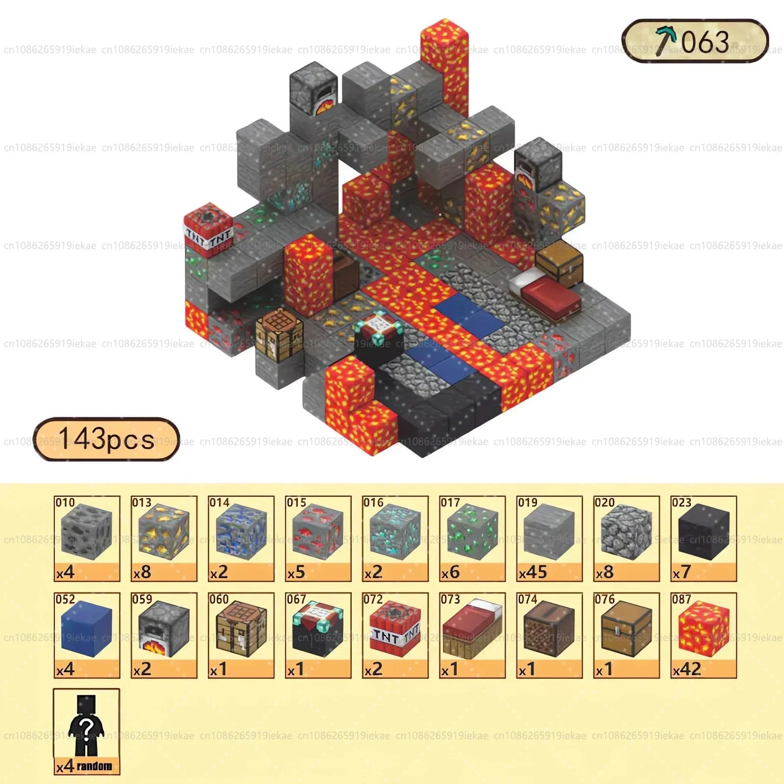 Magnetic Building Blocks Mine World Magnet Cube Set for Boy Girl Kid Age 3+ DIY Model Children Stem Montessori Sensory Toys Gift