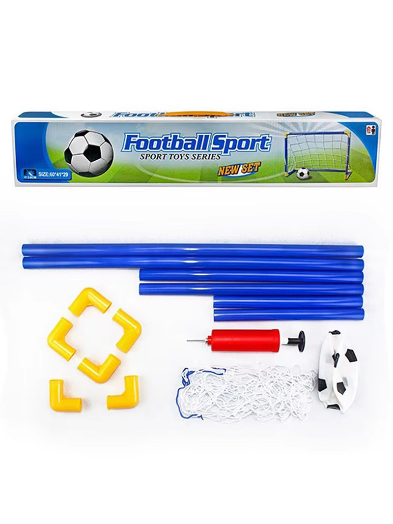 Indoor and Outdoor Mini Folding Soccer Plastic Rear Frame Kit Inflatable Sports Toys Suitable for Parent-Child Interaction