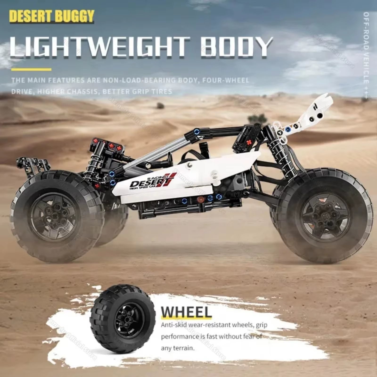 MOULD KING 18001 Motorized Construction Vehicle Building Blocks Set - 1812 Model with Remote Control for Kids