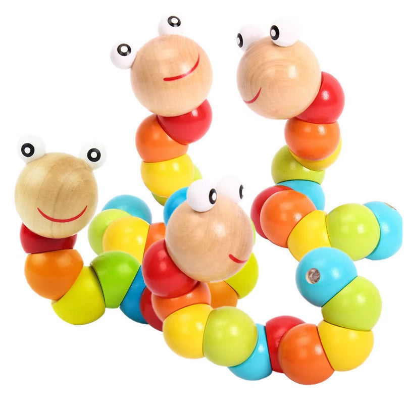 15PCS Montessori Wooden Educational Music Instruments Set for Kids Toddlers Early Learning Toys Birthday Gifts Party Favors