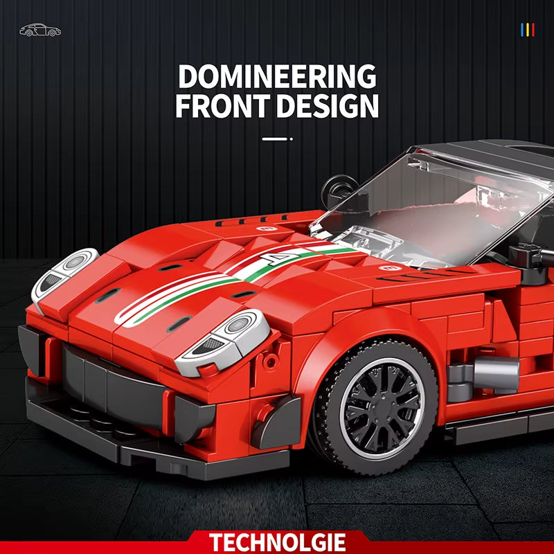 Model 676 Sports Technics Vehicles，Building Blocks Set,Collectible Racing Car Toy,Christmas, Birthday Gifts for Kids