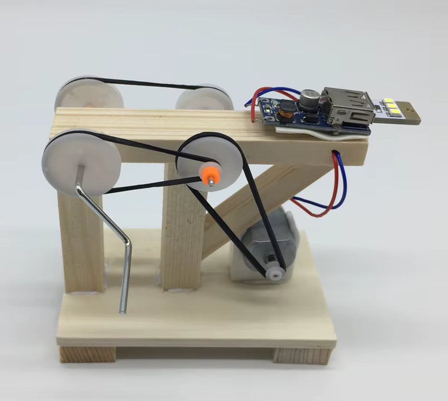 DIY Steam Power Generation Kit - Educational Science Toy Wooden Assembly Set for Children'S Physics Experiments