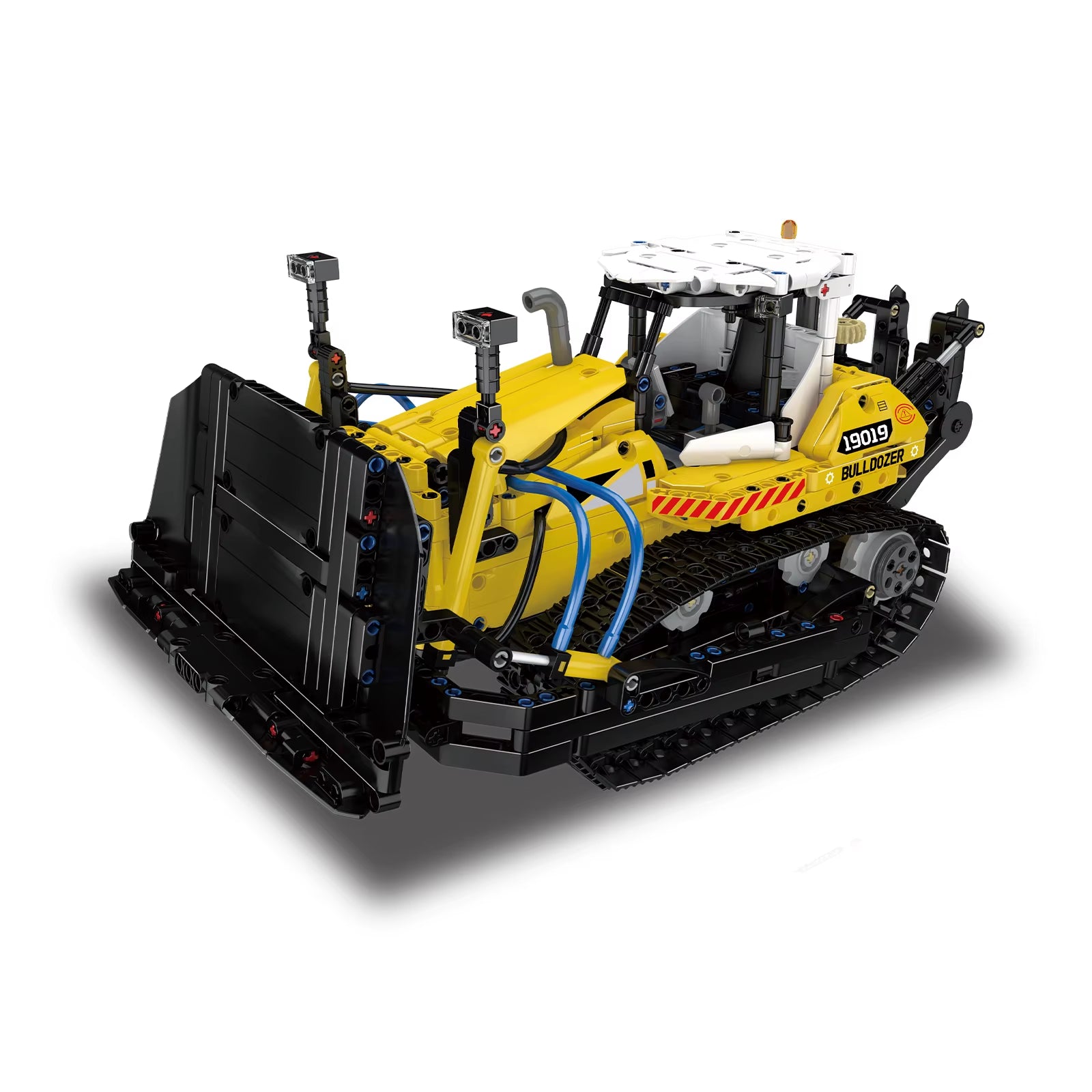 MOULD KING PR756 Pneumatic Bulldozer Building Blocks Set Engineering Vehicle Model MOC Technical Toy Kid Gifts 19019