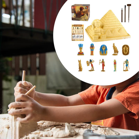 Pyramid Digging Excavation Toy Educational DIY Stem Gift Classroom Supplies
