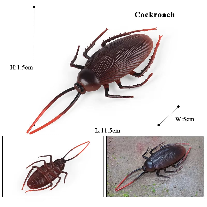 New Insect Animals Model Butterfly Bee Dragonfly Mantis Ant Snail Action Figures Jouet Collection Decor Kids Education Toy