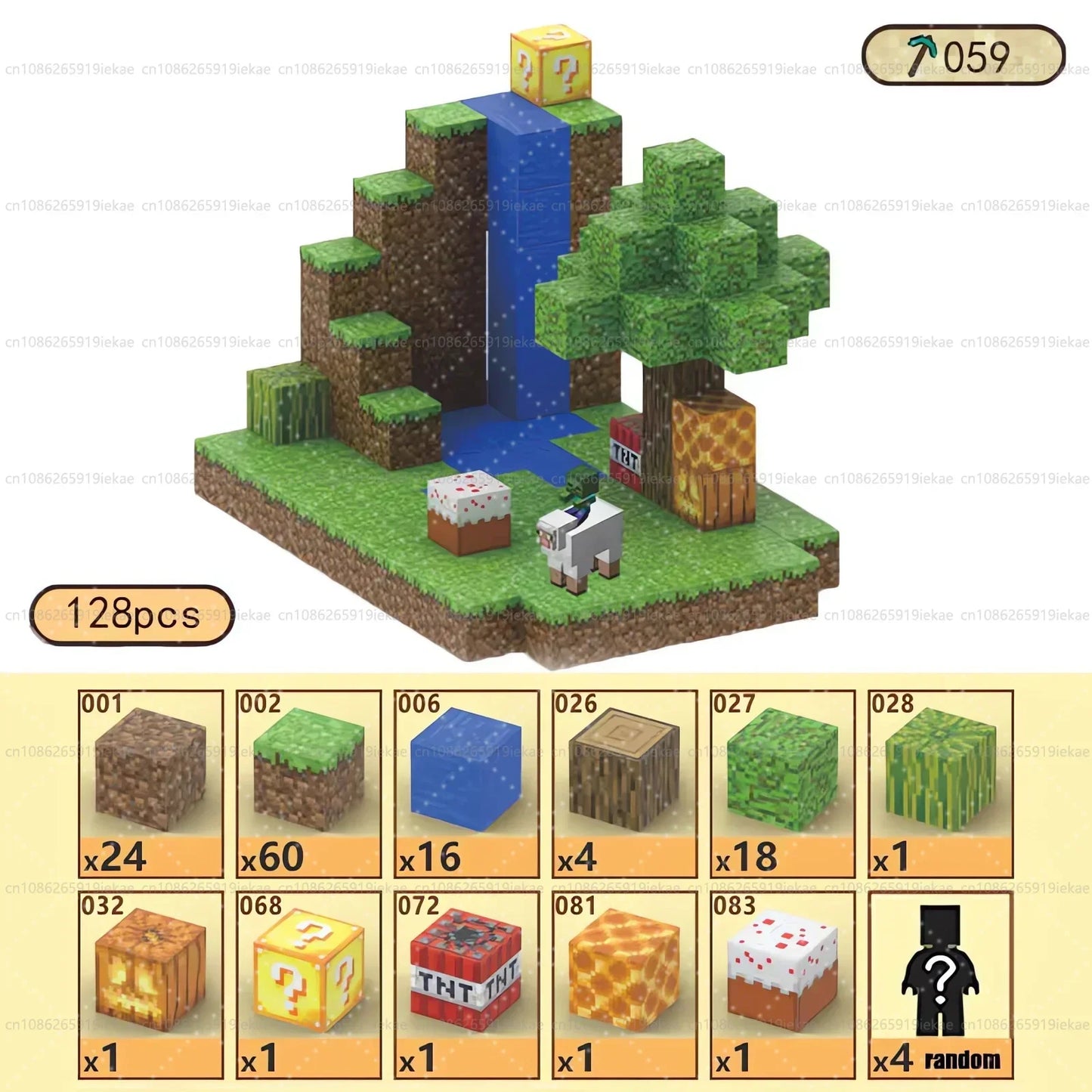 Magnetic Building Blocks Mine World Magnet Cube Set for Boy Girl Kid Age 3+ DIY Model Children Stem Montessori Sensory Toys Gift