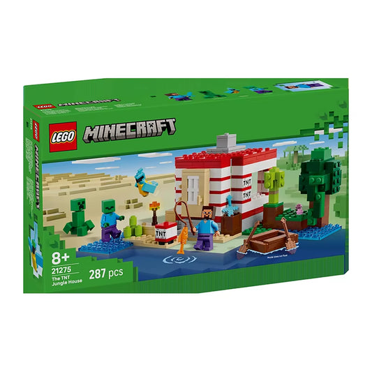 Minecraft 21275 Tnt Jungle House Boys and Girls Children'S Day Gift Building Block Toy