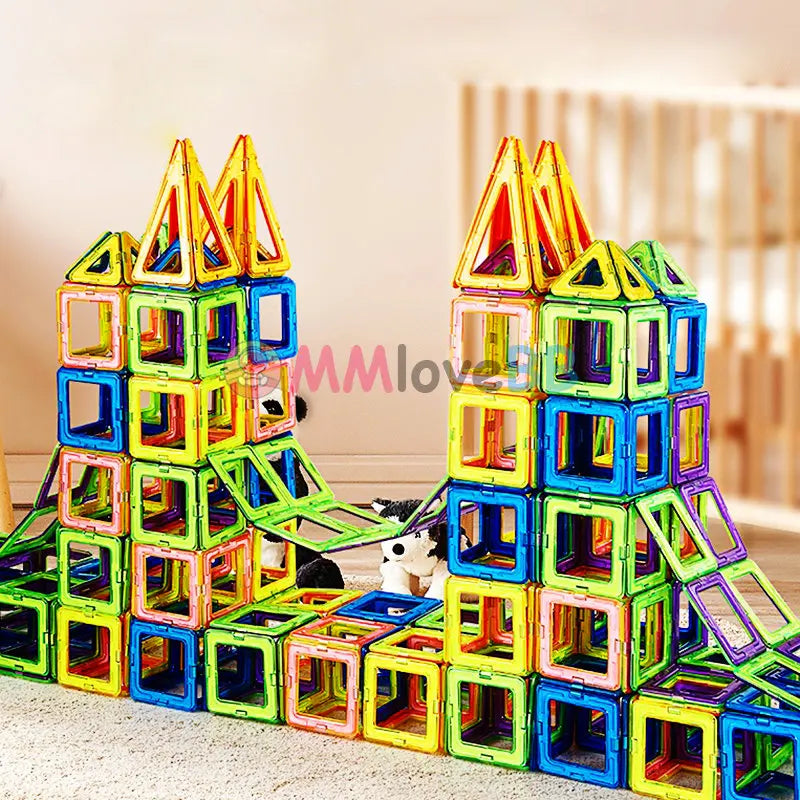 Magnets Toys for Kids Big Size plus Magnetic Blocks for Children Designer Constructor Set Toys for Boys Building Blocks