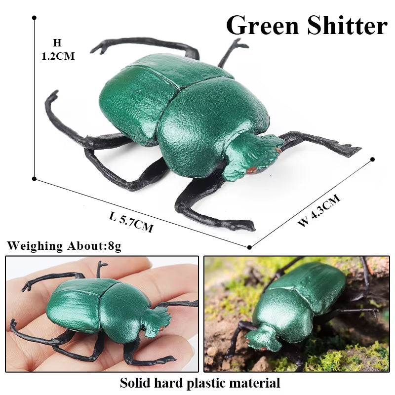 New Insect Animals Model Butterfly Bee Dragonfly Mantis Ant Snail Action Figures Jouet Collection Decor Kids Education Toy