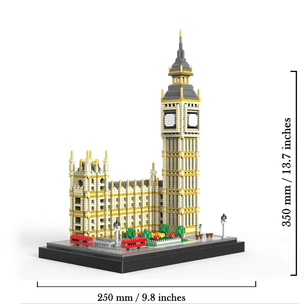 Euro Constrution Roma Colosseum Micro Mini Building Blocks for Adult Child Toys Set Arc Triomphe Louvre Big Ben Brick
