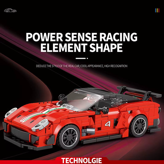 Model 676 Sports Technics Vehicles，Building Blocks Set,Collectible Racing Car Toy,Christmas, Birthday Gifts for Kids