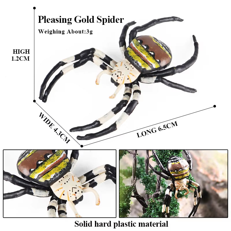 New Insect Animals Model Butterfly Bee Dragonfly Mantis Ant Snail Action Figures Jouet Collection Decor Kids Education Toy