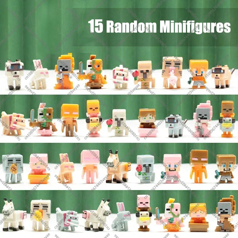 Magnetic Building Blocks Mine World Magnet Cube Set for Boy Girl Kid Age 3+ DIY Model Children Stem Montessori Sensory Toys Gift