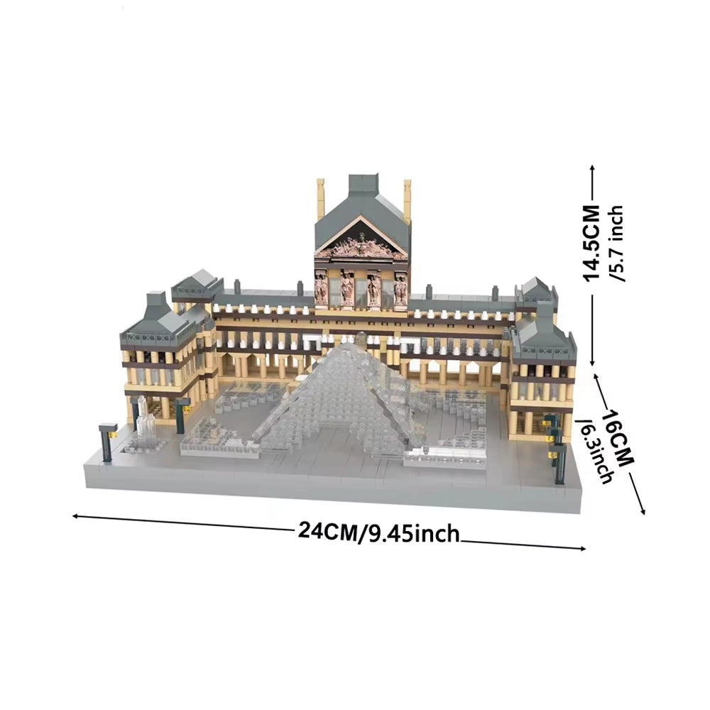 Euro Constrution Roma Colosseum Micro Mini Building Blocks for Adult Child Toys Set Arc Triomphe Louvre Big Ben Brick