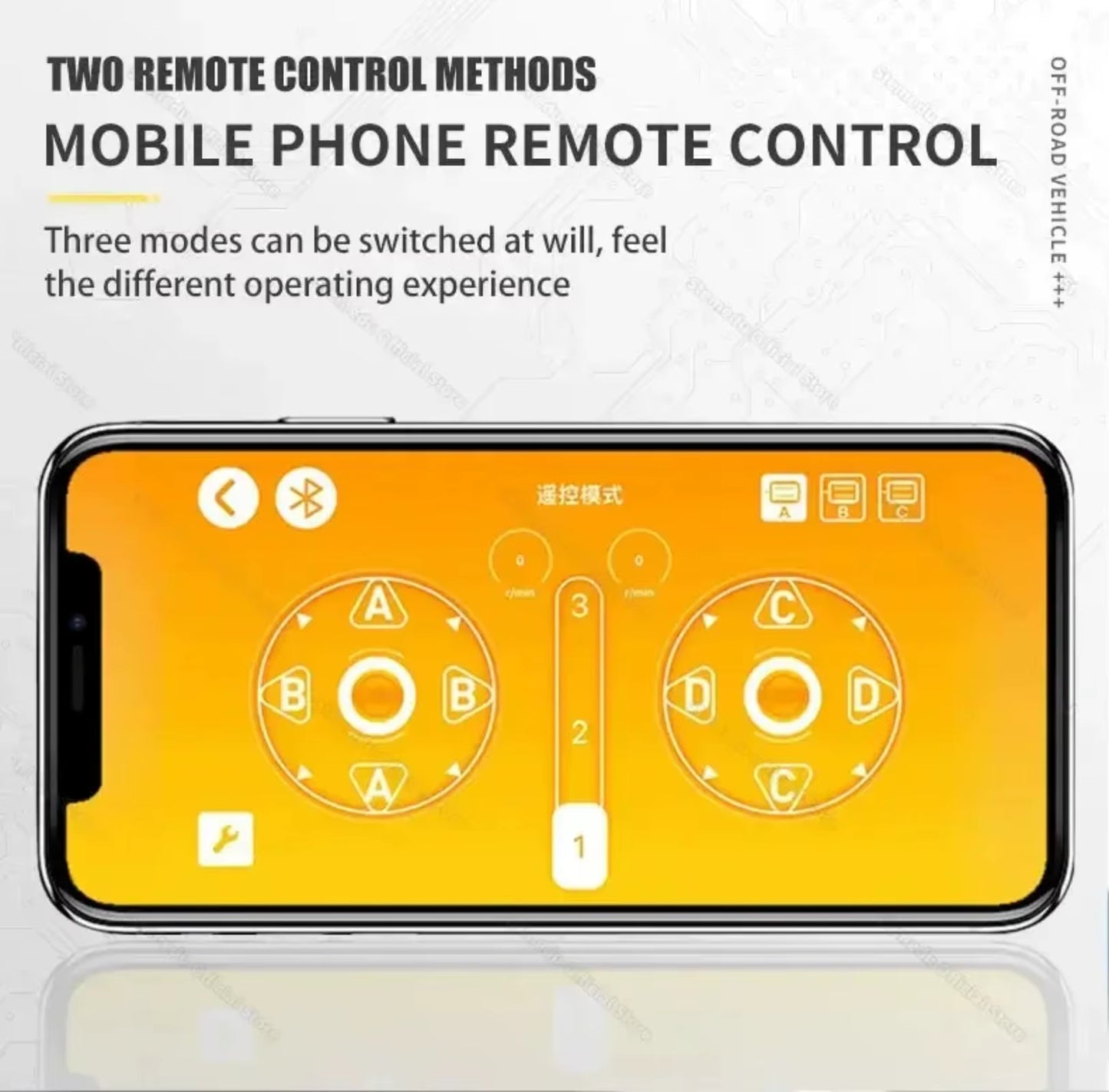 MOULD KING 18001 Motorized Construction Vehicle Building Blocks Set - 1812 Model with Remote Control for Kids