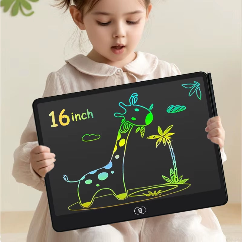 16/13/11 Inch LCD Writing Board Drawing Tablet Kids Writing Painting Children Educational Toys for 3 4 5 6 7 8 Years Girls Boys