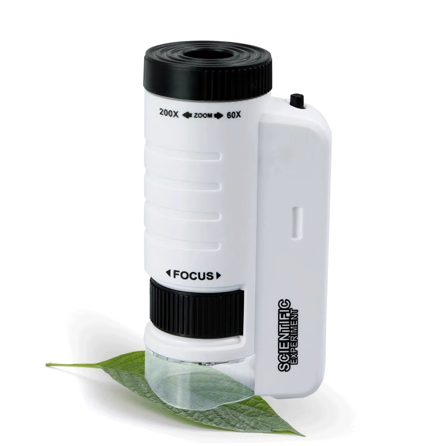 Microscope Portable Handheld STEM Toy for Kids Adults, Mini Microscope for Student Science Lab
